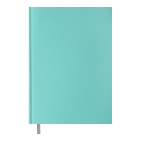 Книга записна OPTIMAL, А5, 64 арк., клітинка, бірюзова, бум вініл, BM.25514101-06 BUROMAX